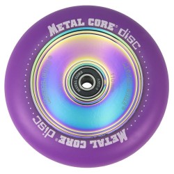 DISC110VI, Rueda DISC de 110mm  goma violeta y nucleo disco rainbow Metal Core