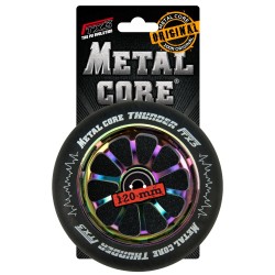 Rueda Metal Core 120THUNDER goma negra y nucleo rainbow Metal core