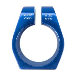 Squared142 Clamp 32-35 mm color azul 2 tornillos