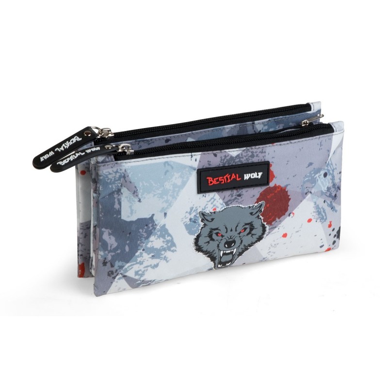Estuche escolar triple BESTIAL WOLF 2018 Estuche escolar triple BESTIAL WOLF 2018