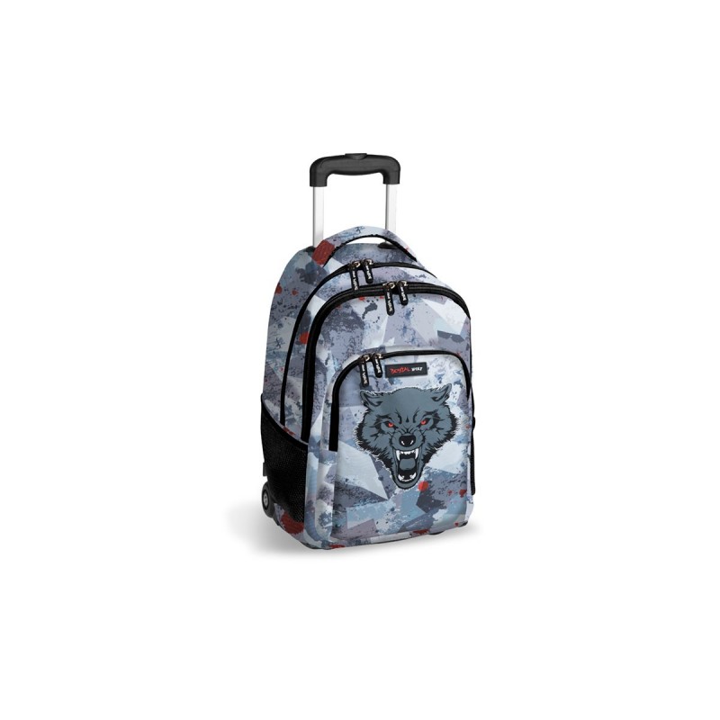 Mochila escolar doble con carrito integrado BESTIAL WOLF 2018 Mochila escolar doble con carrito integrado BESTIAL WOLF 2018