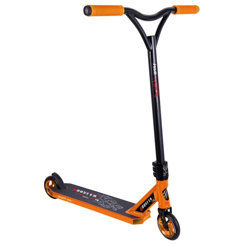 BOOSTER B16 Scooter Pro Manillar negro y Tabla naranja, de Bestial Wolf BOOSTER B16 Scooter Pro Manillar negro y Tabla naranja, de Bestial Wolf