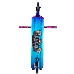 Bestial Wolf Rocky R12 Crazy, Patinete Pro Scooter Freestyle Nivel Profesional Color Tabla Crazy y Manillar Negro