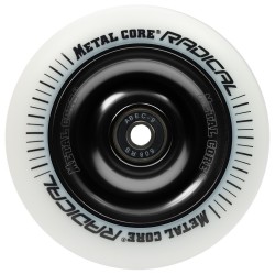 Rueda Metal Core RADICAL goma blanca núcleo negro