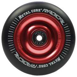 Rueda Metal Core RADICAL 110 goma negra núcleo rojo