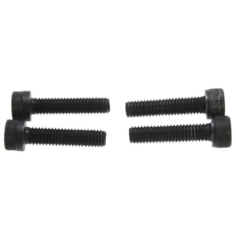Conjunto 4 tornillos acero para clamp TOR4INOX negro