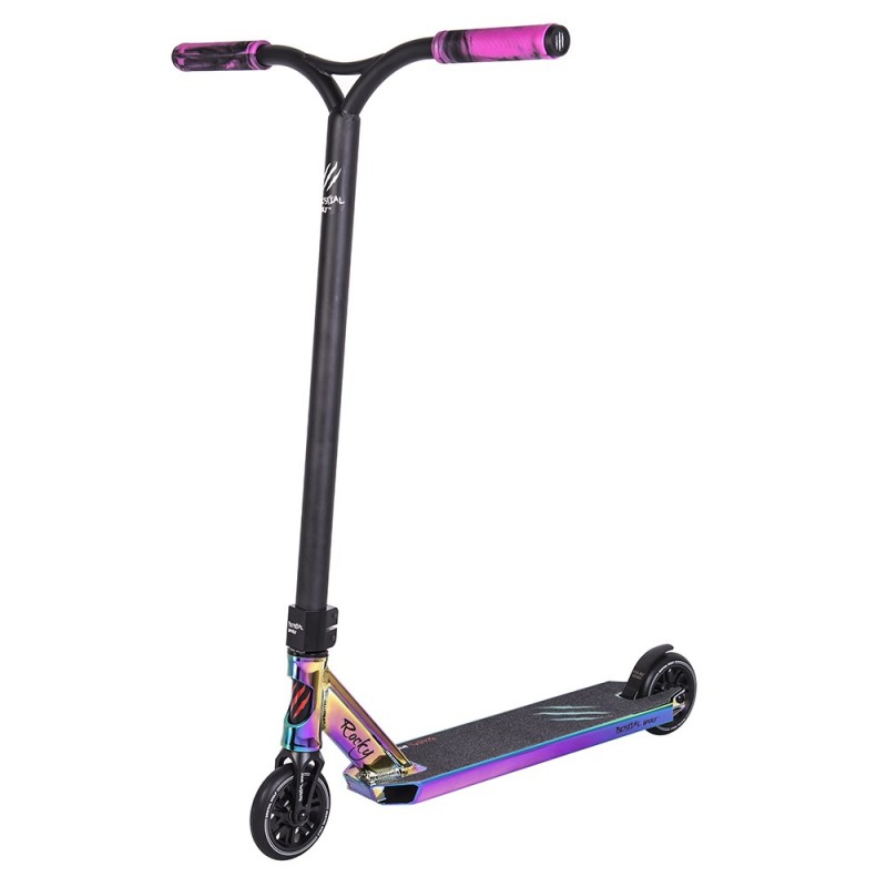 Bestial Wolf Pro Scooter Rocky R10 manillar negro y tabla rainbow Bestial Wolf Pro Scooter Rocky R10 manillar negro y tabla rainbow