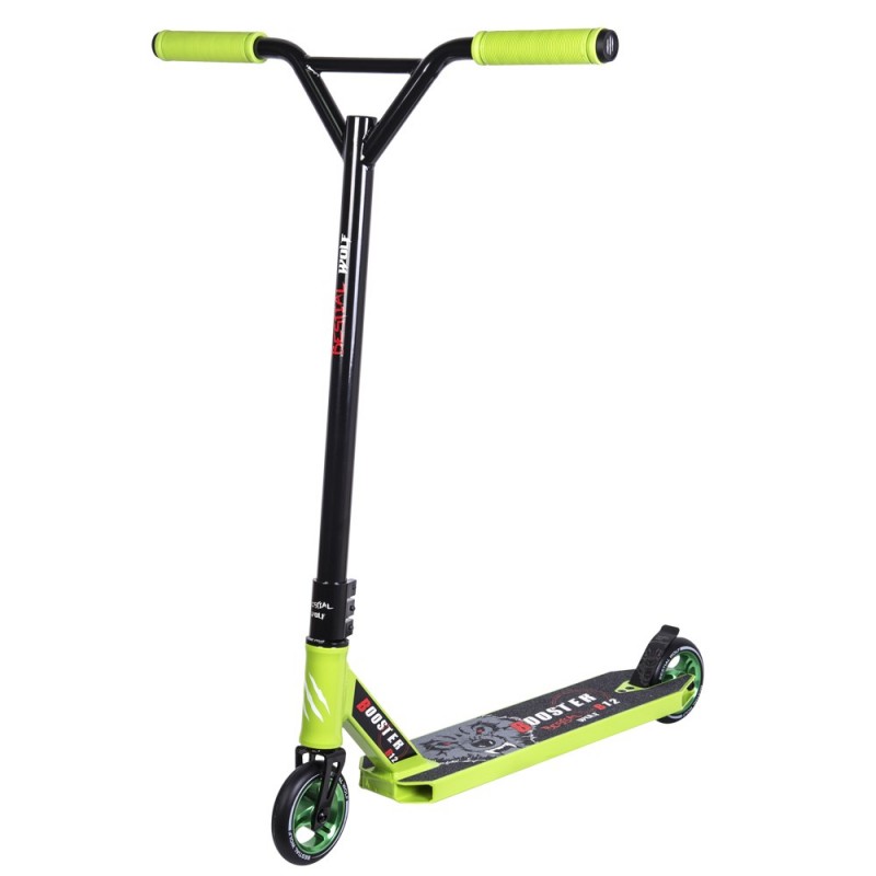 Nuevo Scooter Pro Bestial Wolf BOOSTER B12 manillar blanco y tabla negra Nuevo Scooter Pro Bestial Wolf BOOSTER B12 manillar blanco y tabla negra