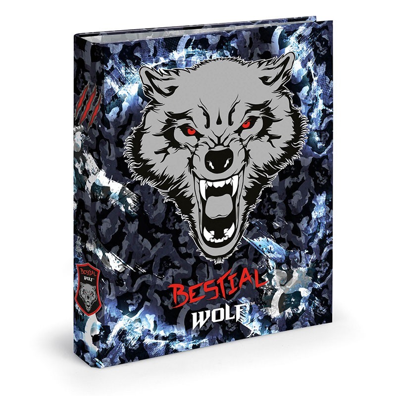 Archivador 4 anillas 3,5 BESTIAL WOLF Archivador 4 anillas 3,5 BESTIAL WOLF